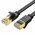  Кабель UGREEN NW106 11263 UGREEN Cat 7 U/FTP Lan Cable Flat Design 5m Black 