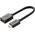  Кабель UGREEN 20137 Mini HDMI Male to HDMI Female Adapter Cable 22cm Black 