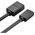  Кабель UGREEN 20137 Mini HDMI Male to HDMI Female Adapter Cable 22cm Black 