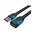  Кабель удлинитель Vention VAS-A13-B050 USB 3.0 AM/AF 0.5м плоский 