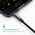  Кабель UGREEN AV112 10686 3.5mm Male to 3.5mm Male Cable Gold Plated Metal Case with Braid 1.5m Blue 