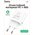  СЗУ HOCO C94A Metro single port PD20W+Type-C to Type-C, white 
