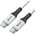  Кабель Greenconnect GCR-53122 Type C-C для MacBook 18W 1.0m белый 