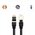  Кабель UGREEN NW107 11277 Cat 7 F/FTP Lan Cable 1.5m Black 