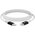  Кабель Greenconnect Premium GCR-53464 TypeC/Lightning 0.5m белый силикон 