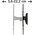  Кронштейн для телевизора Hama 00220823 черный 32"-65" макс.20кг настенный поворот и наклон 
