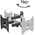  Кронштейн для телевизора Hama 00220822 черный 19"-48" макс.20кг настенный поворотно-выдвижной и наклонный 