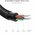  Кабель UGREEN AV118 40673 3.5mm Male to 3.5mm Female Extension Cable 1m Black 