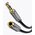  Кабель UGREEN AV118 10593 3.5mm Male to 3.5mm Female Extension Cable 1.5m AV118 Black 