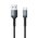  Дата-кабель REMAX Kayla II Series 2.4A Elastic TPE Aluminum Data Cable RC-C008 Micro Black 