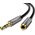  Кабель UGREEN AV118 10592 3.5mm Male to 3.5mm Female Extension Cable 1m AV118 Black 