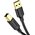  Кабель UGREEN US135 20846 USB 2.0 AM to BM Print Cable 1m Black 