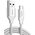  Кабель UGREEN US288 60129 USB-A 2.0 to USB-C Cable Nickel Plating Aluminum Braid 0.25m White 