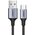  Кабель UGREEN US288 60124 USB-A 2.0 to USB-C Cable Nickel Plating Aluminum Braid 0.25m Black 