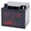  АКБ для ИБП 12В 40Ач CSB GP12400, 160W/cell, 480 Whr, 12.65 кг, (ШхГхВ) 197х165х170,4 мм (170,4 с клеммами) 