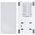  Корпус Lian Li SUP01W / White (G99.SUP01W.R0) / 3 x 120mm PWM Fan / PCIe4.0 Riser Cable / Mid-Tower, TG 
