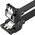  Кабель UGREEN US217 30797 SATA 3 Data Cable 90° Elbow 0.5m Black 