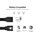  Кабель UGREEN US217 30797 SATA 3 Data Cable 90° Elbow 0.5m Black 