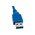  Кабель удлинительный Aopen ACU302-0.5M USB3.0 Am-Af 0,5m 