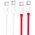  Дата-кабель HOCO X87 Magic silicone 60W PD charging data cable for Type-C + Type-C белый 