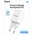  СЗУ Hoco C62A Victoria dual port 2.1A, white 