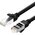  Кабель UGREEN NW101 50191 Cat 6 U/UTP Pure Copper Ethernet Cable 1m Black 