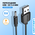  Кабель Vention CEXBF USB AM/DC-jack 3.5мм M 1м чёрный 