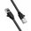  Кабель UGREEN NW101 50191 Cat 6 U/UTP Pure Copper Ethernet Cable 1m Black 