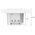  Умная розетка AQARA Wall Outlet H2 EU WP-P01D белый 