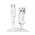  Кабель UGREEN US289 60140 USB 2.0 A to Micro USB Cable Nickel Plating 0.5m White 