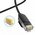  Кабель UGREEN NW122 70333 CAT 6A Pure Copper Ethernet Cable OD2.8 1.5m Black 