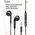  Наушники HOCO M55 Memory sound wire control earphones with mic black 