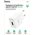  СЗУ HOCO C106A Leisure single port charger+Type-C (EU), (белый) 