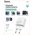  СЗУ HOCO C106A Leisure single port charger+Type-C (EU), (белый) 
