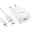  СЗУ HOCO C106A Leisure single port charger+Lightning (EU), (белый) 