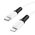  Дата-кабель HOCO X82 iP PD silicone charging data cable.white 