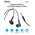  Наушники HOCO M104 Gamble universal earphones with mic (черный) 