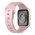  Ремень каучуковый Uniq STRIDE FKM RUBBER для Apple Watch 41/40/38, цвет бледно розовый (PALE PINK) 