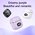  Наушники bluetooth HOCO EQ10 Harmony true wireless milky (белый) 