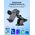  Автомобильный держатель HOCO H3 Shiny press type car holder (center console) (чёрный) 