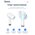  Наушники bluetooth HOCO EQ2 Thought true wireless белый 