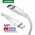  Кабель UGREEN US171 60746 USB-C to Lightning Cable M/M Nickel Plating ABS Shell 0.25m White 