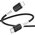  Дата-кабель HOCO X82 iP PD to type-C silicone charging data cable. black 