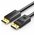  Кабель UGREEN DP102 10212 DP 1.2 Male to Male Cable 3m Black 