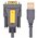  Кабель UGREEN CR104 20222 USB 2.0 A To DB9 RS-232 Male Adapter Cable 2m Grey 