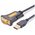  Кабель UGREEN CR104 20222 USB 2.0 A To DB9 RS-232 Male Adapter Cable 2m Grey 