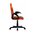  Кресло игровое BRABIX Shark GM-203 на колесиках, эко.кожа/сетка черно-оранжевый 