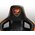 Кресло игровое COUGAR Armor S CUARMS на колесиках, искусственная кожа, черный/оранжевый 