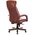  Кресло руководителя Бюрократ T-9924Walnut/Chok светло-коричневый Leather Eichel кожа крестов. металл/дерево 