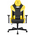  Кресло игровое Knight Thunder 5X Y черный/желтый эко.кожа 